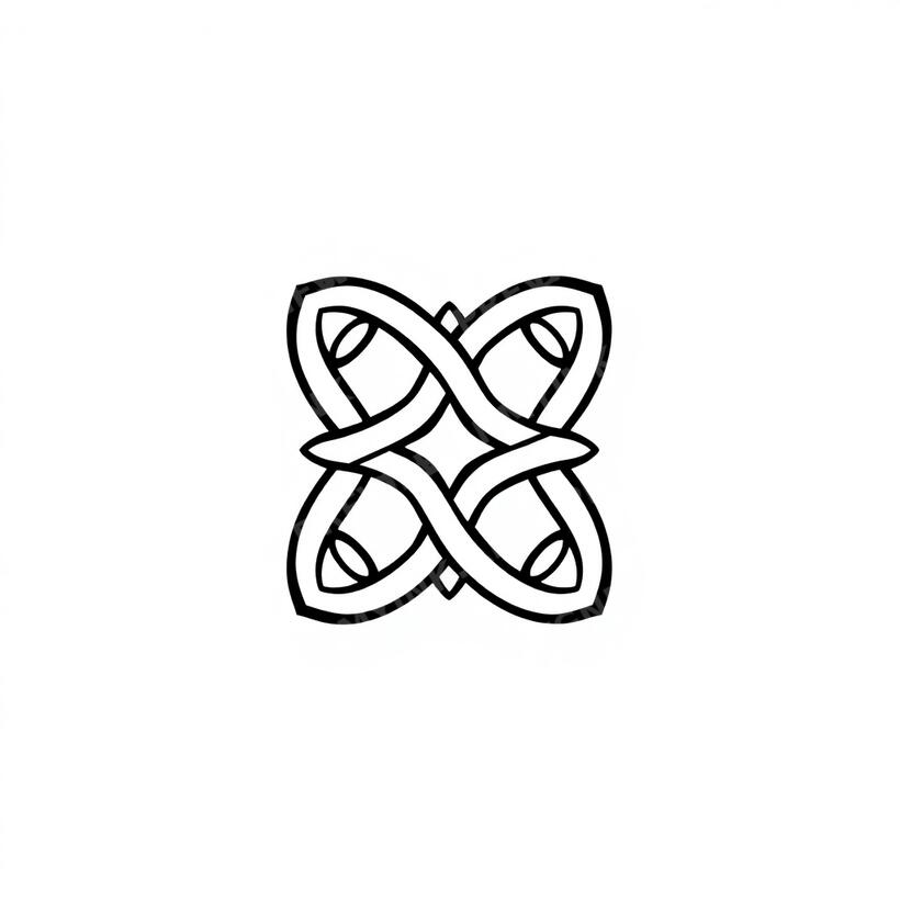Celtic Knot Tattoo — AI tattoo design by DesignMyInk