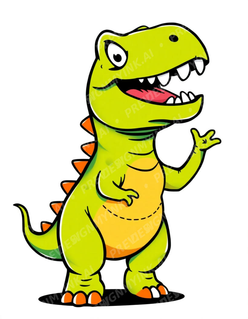 Dinosaur Tattoo — AI tattoo design by DesignMyInk
