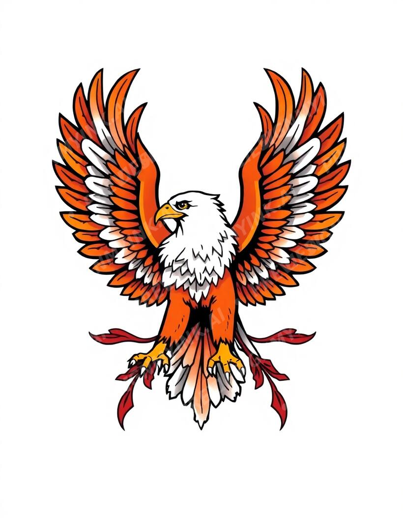 Eagle Tattoo — AI tattoo design by DesignMyInk