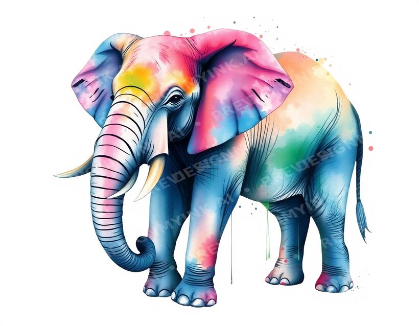 Elephant Tattoo — AI tattoo design by DesignMyInk