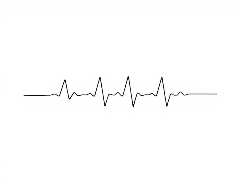 Heartbeat Tattoo — AI tattoo design by DesignMyInk