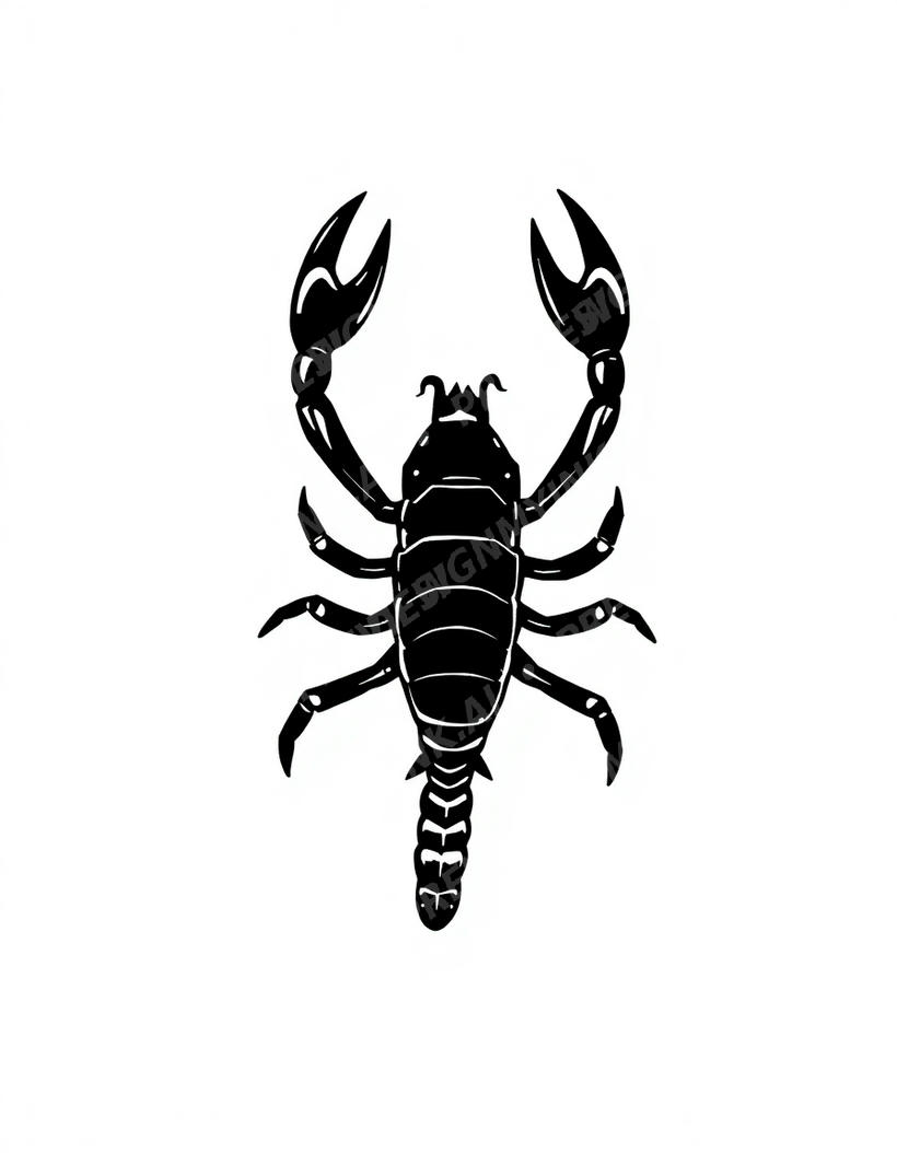 Scorpion Tattoo — AI tattoo design by DesignMyInk