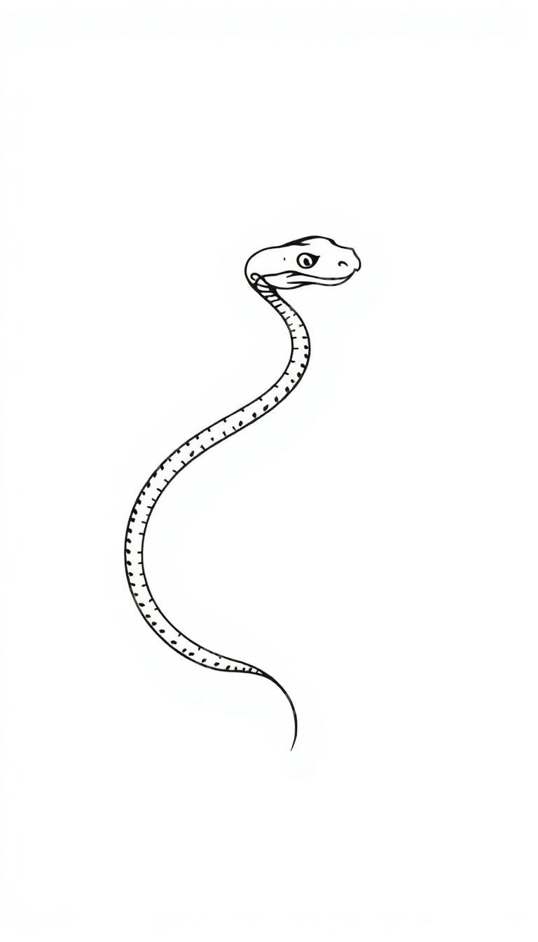 Snake Tattoo — AI tattoo design by DesignMyInk